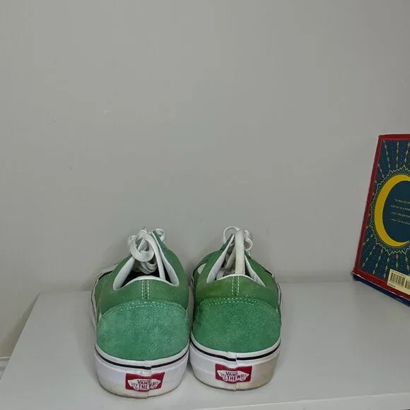 Teal Platform Vans Sneakers - Picture 4 of 4
